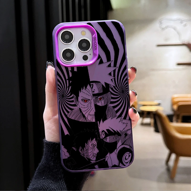 Anime Naruto Obito Kakashi Classic Phone Case Cover