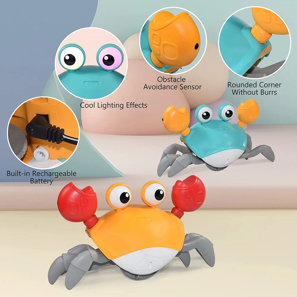 Rabais sur mesure de gros induction crabe électrique Toy crabes bébé Jouets bébé  crabes rampants avec musique et LED s'allument - Chine Jouet et jouet bébé  prix