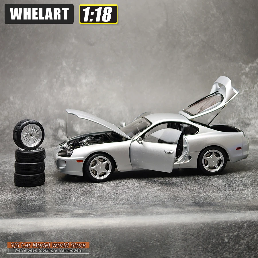 WHELART ダイキャストモデル 1/18 トヨタ スープラ A80 車模型 友達へ