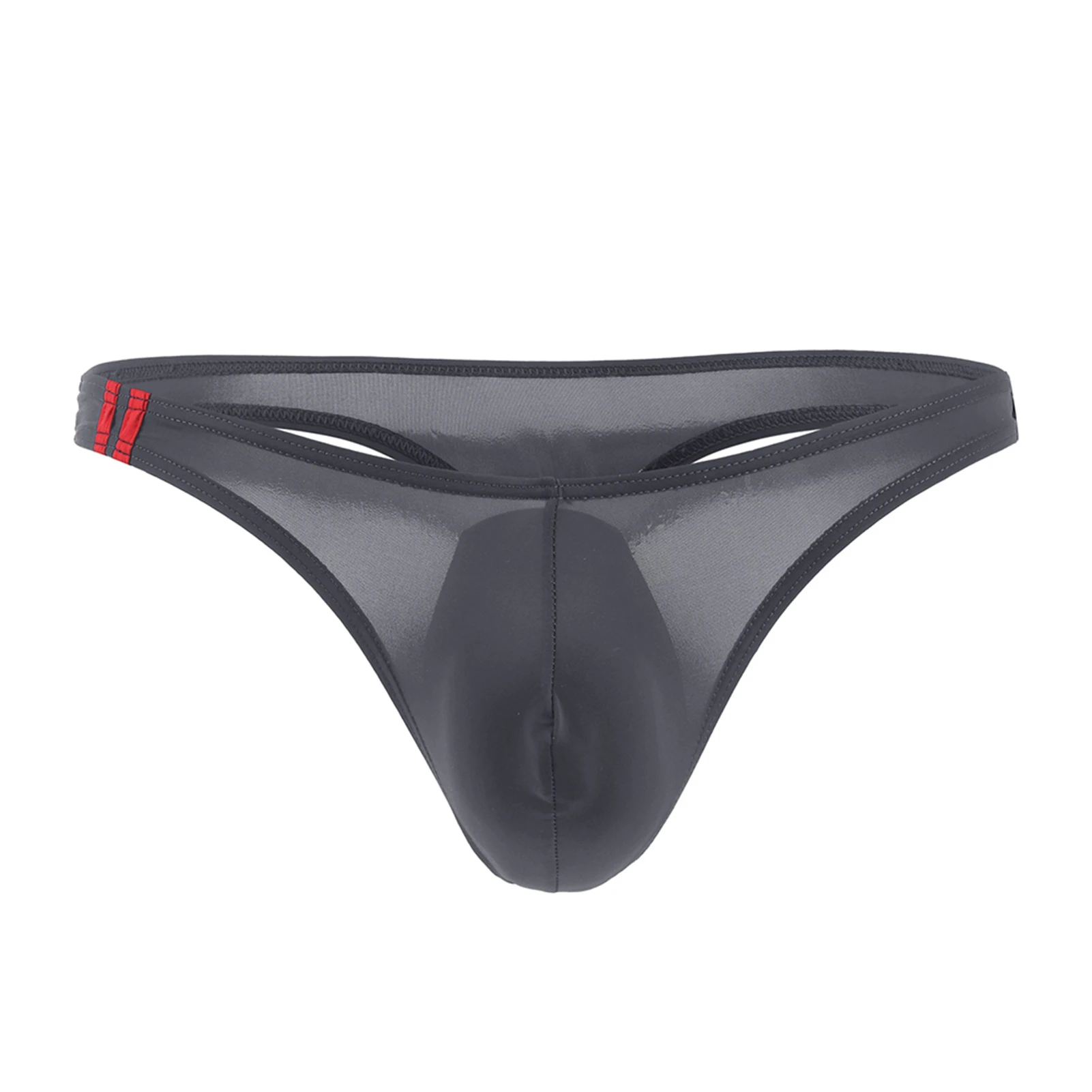 

Soft Stretch Men's Thongs Underwear Low Rise T-Back Mesh Briefs Relax