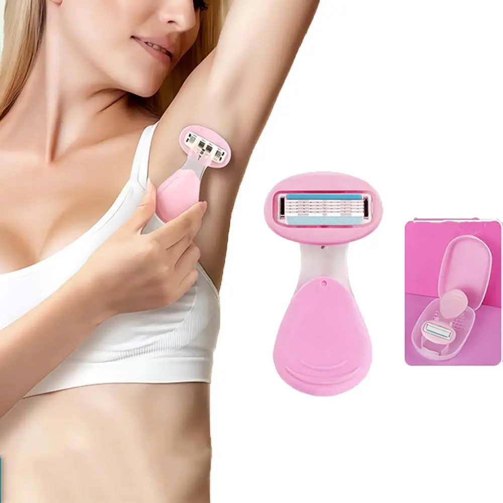 

Portable Travel Manual Shaving Hair Removal Tool Whole Body Razor Women Epilator Leg Hair Trimmer Facial Shaver