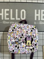 Toddler Color Matching Backpacks Brand New Design Colored Outgoing Bags Kids Mickey Mouse Printing Two-shoulder Bags With Zipper 4