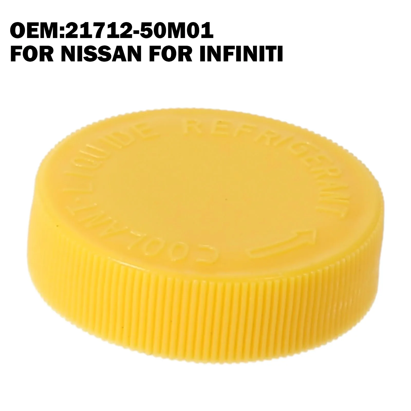 Auto Parts Reservoir Cap Tank Cap 21712-50M01 Car Accessories Coolant Overflow Cooling Tank Direct Replacement Yellow