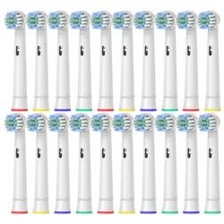 Enhanced Electric Toothbrush Replacement Brush Heads for Superior Oral Hygiene (17A-20pcs)