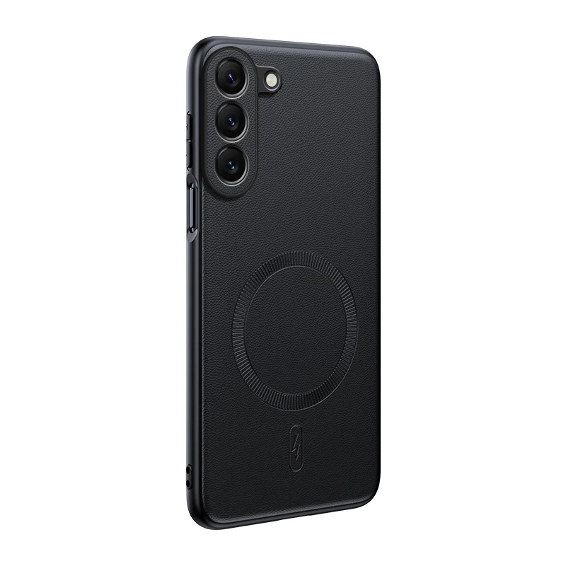 Ultra-Thin Vogue Leather Phone Case with Fall Protection and Magnetic Soft Cover