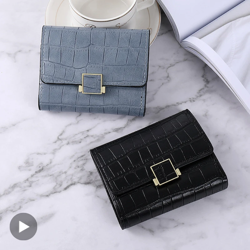 

Women Wallet Small Female Business Card Holder For Lady Coin Purse Girl Money Bag Caibu Perse Walet Wolet Cardholder Red Clutch