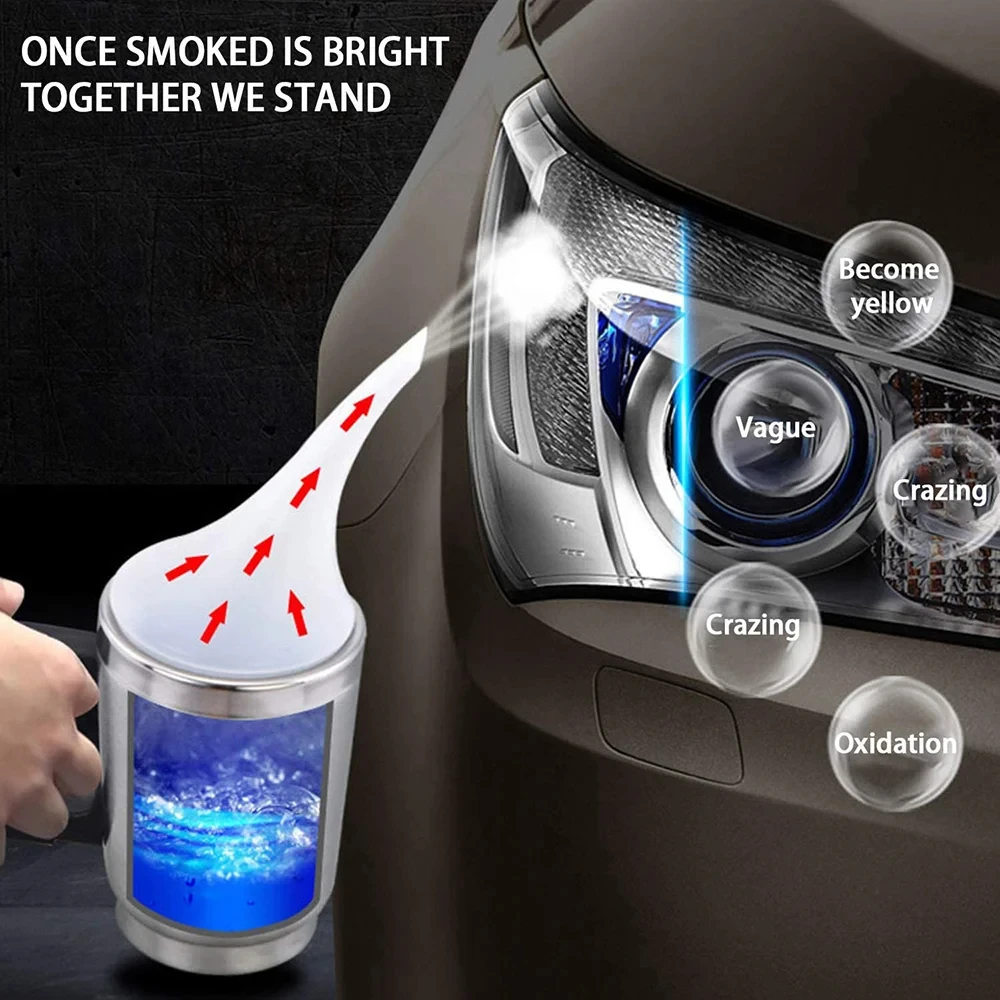Car Headlight Polishing Evaporator Liquid Car Headlight Restoration Liquid Headlamp Repair Chemicals Polishing Headlights Liquid