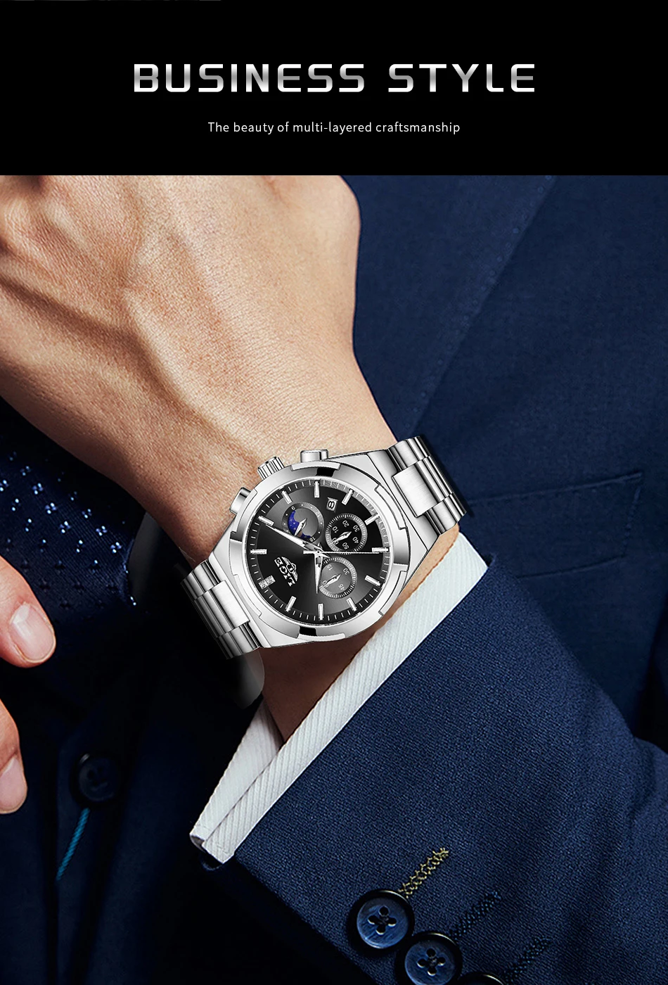 LIGE 89222 Watch for Men description image 2