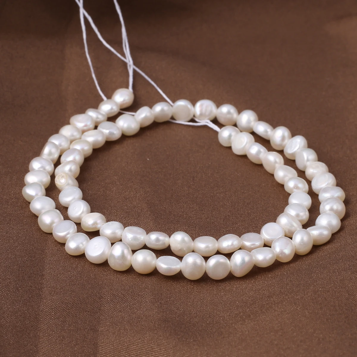 

Natural Freshwater Pearls Beads Irregular Shape Two-sided Spacer Beads for Jewelry Making Supplies DIY Women Necklace Bracelet