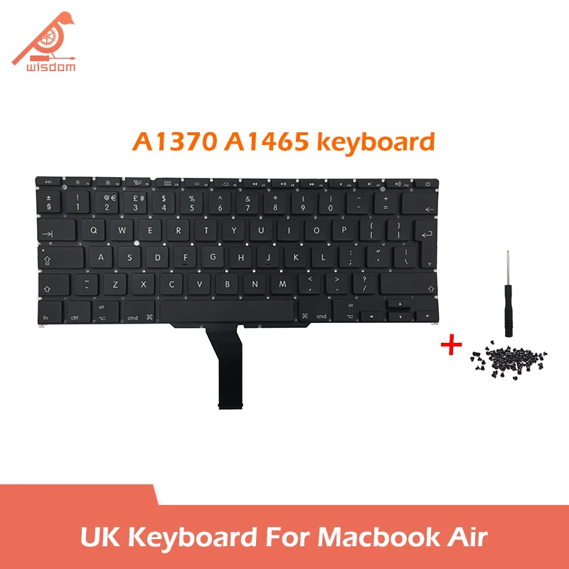 Laptop-A1370-A1465-A1369-A1466-Keyboard-UK-English-For-Macbook-Air-11 ...