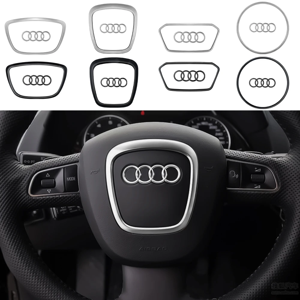 Luxury Car Steering Wheel Logo Cover Stickers – Premium Decoration Series