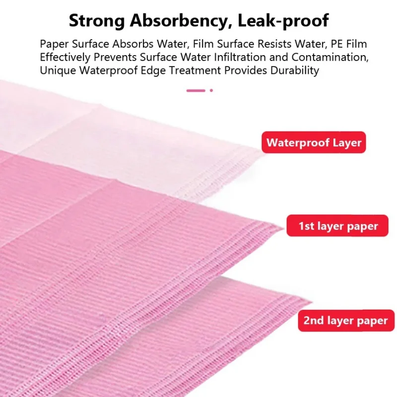 25pcs/50pcs Disposable Nail Table Mat Multi-functional Tattoo Oil-proof Mat Cloth Foot Towel Beauty Non-woven Fabric Hand Pillow 3
