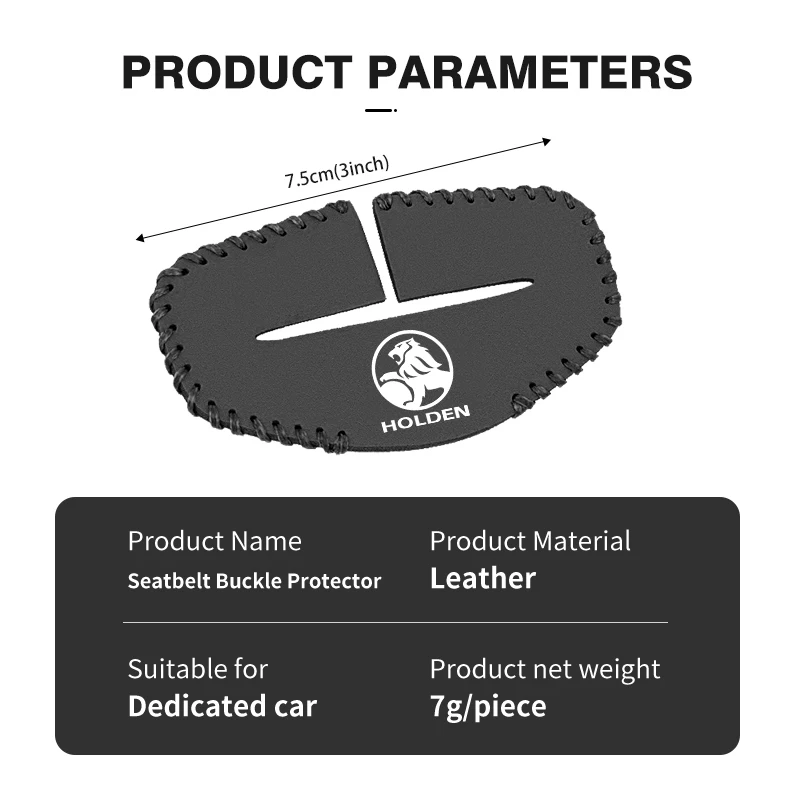자동차 좌석 벨트 버클 커버 Holden Commodore Trailblazer Colorado Cruze Volt Caprice Ute 용 가죽 스크래치 방지 장치 클립