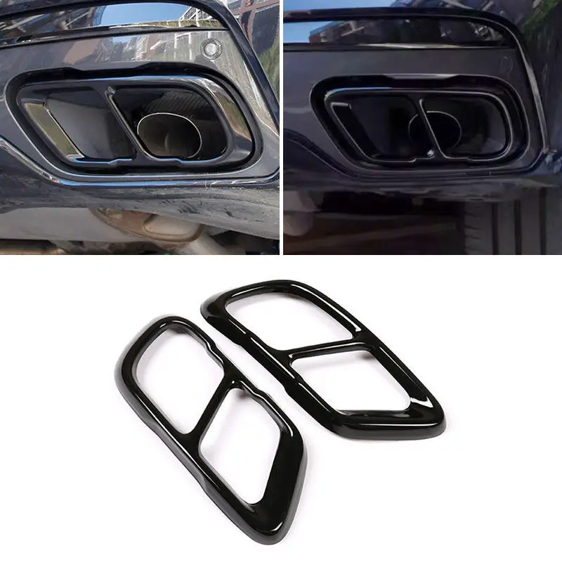 

For BMW X5 G05 X6 G06 X7 G07 2019-2021 M Sports Version Stainless Steel Car Tail Muffler Exhaust Pipe Output Cover Accessories