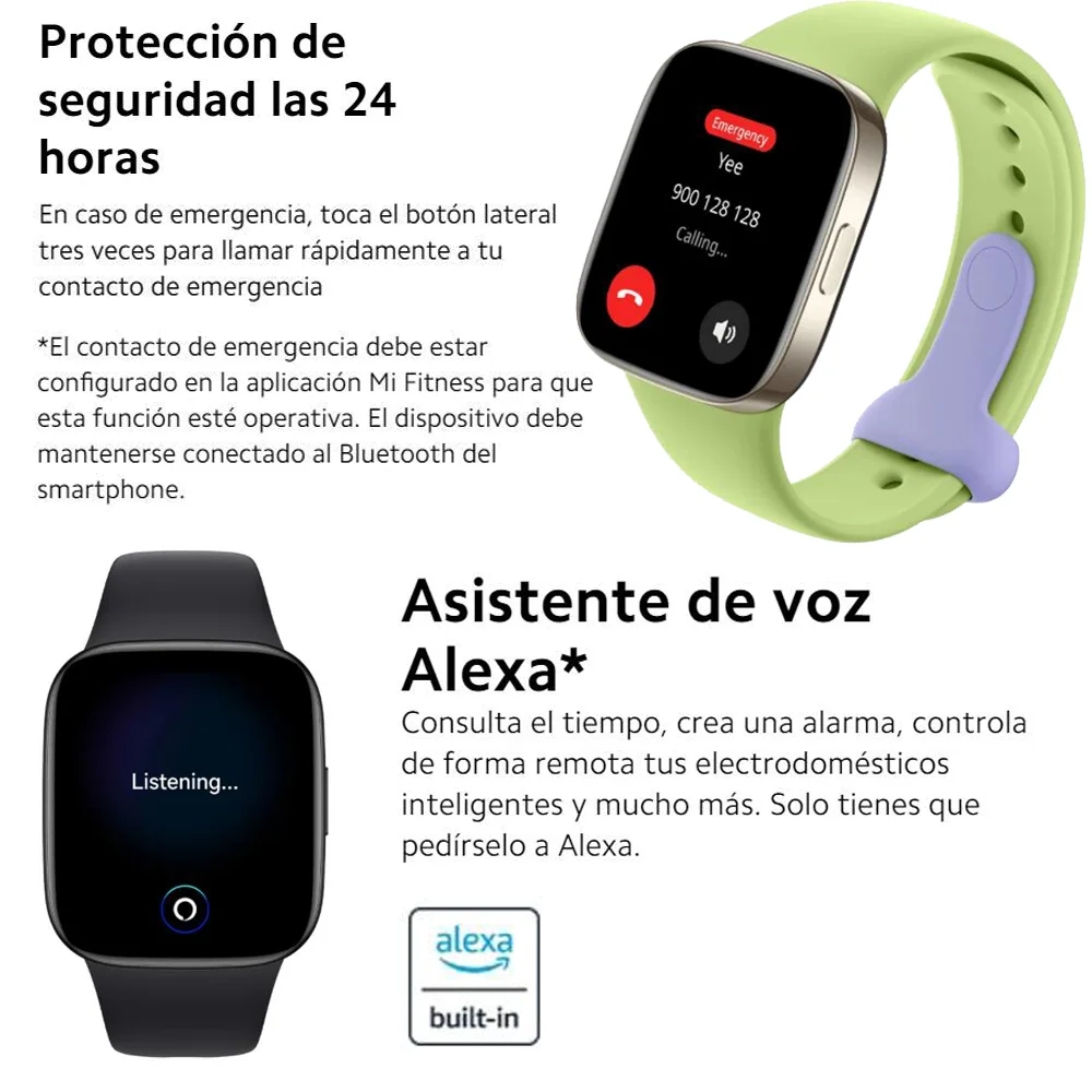  Xiaomi Redmi Watch 3 - Reloj inteligente con Alexa