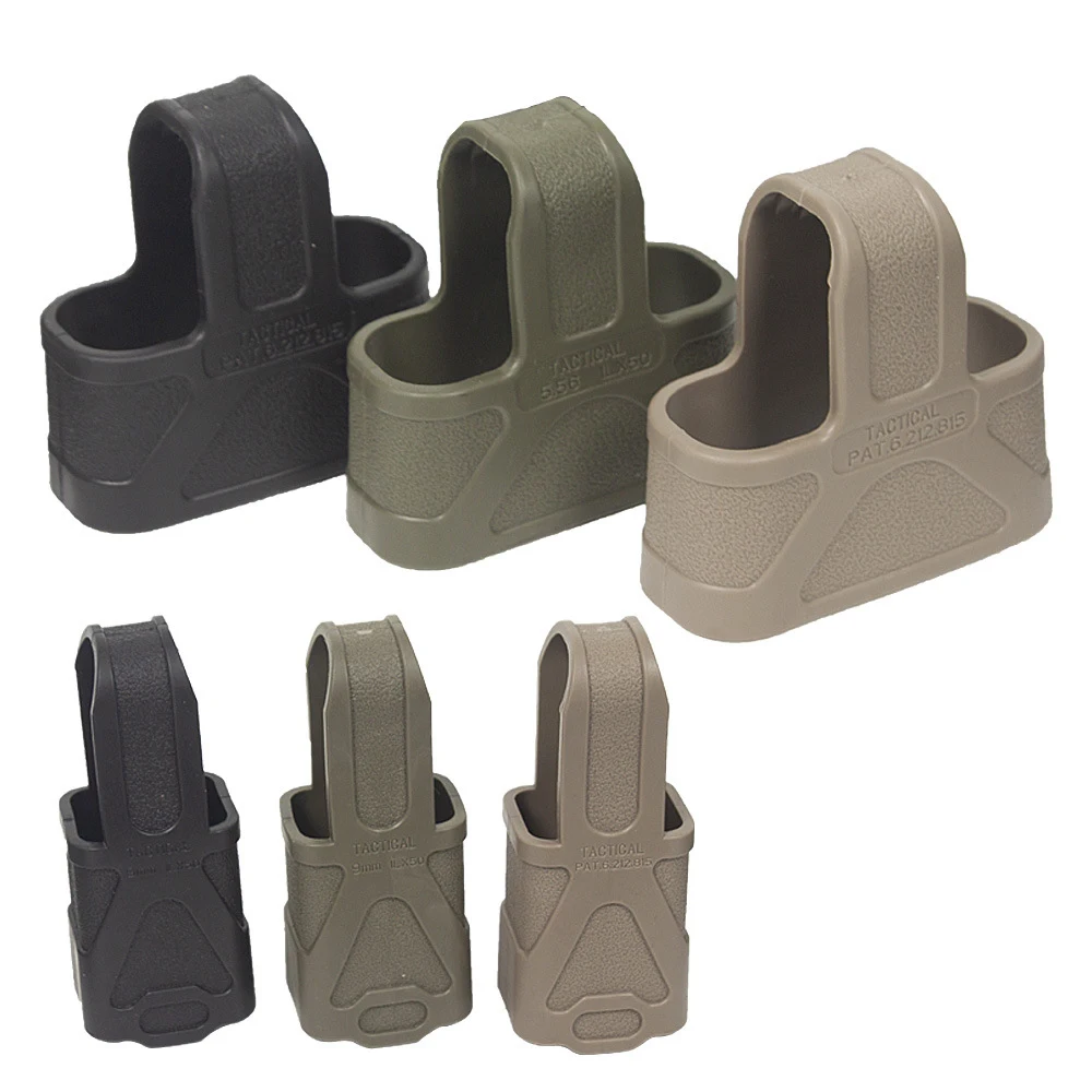 

5pcs 5.56 7.62 9mm Magazine Rubber Sleeve Holster Quick Release Rubber Glove for M4 AK Magazine Sleeve