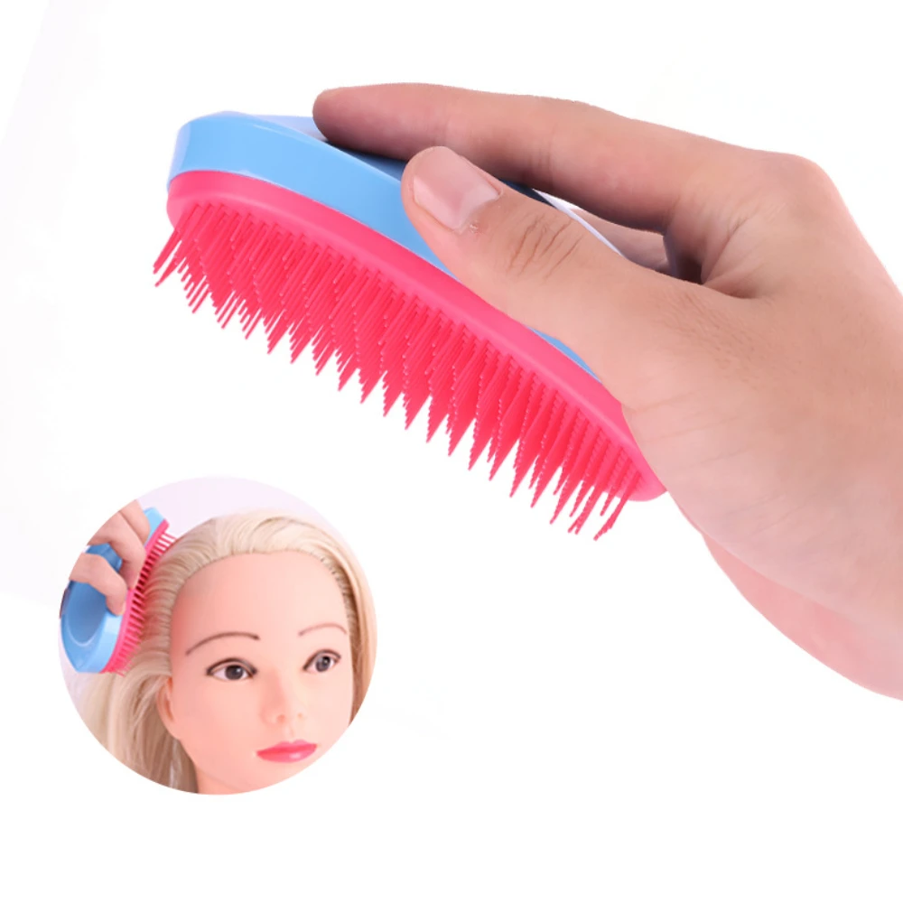

Hot Style Handle Detangling Comb Tangle Hair Brush Mouse Comb Professional Magic Straightening Combs Salon Styling Tamer Tool