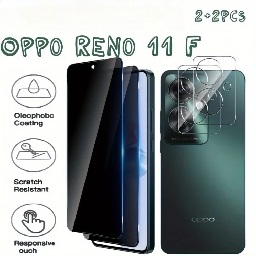 Premium 4-Pack Privacy Screen & Camera Protector Set