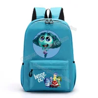 Disney Inside Out 2 School Bag Cartoon Anime Kid Boy Girl Knapsack Teenager Printed Backpack Student Book Bag Rucksack Children 6