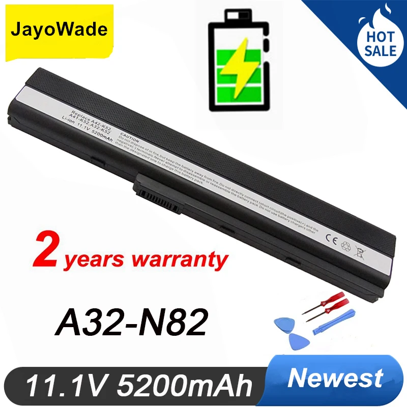 

11.1V 5200mAh A32-N82 A42-N82 Laptop Battery for ASUS N82 N82E N82EI N82JG N82JQ N82JV N82J N82E N82EI A40J A32 N82 Batteries