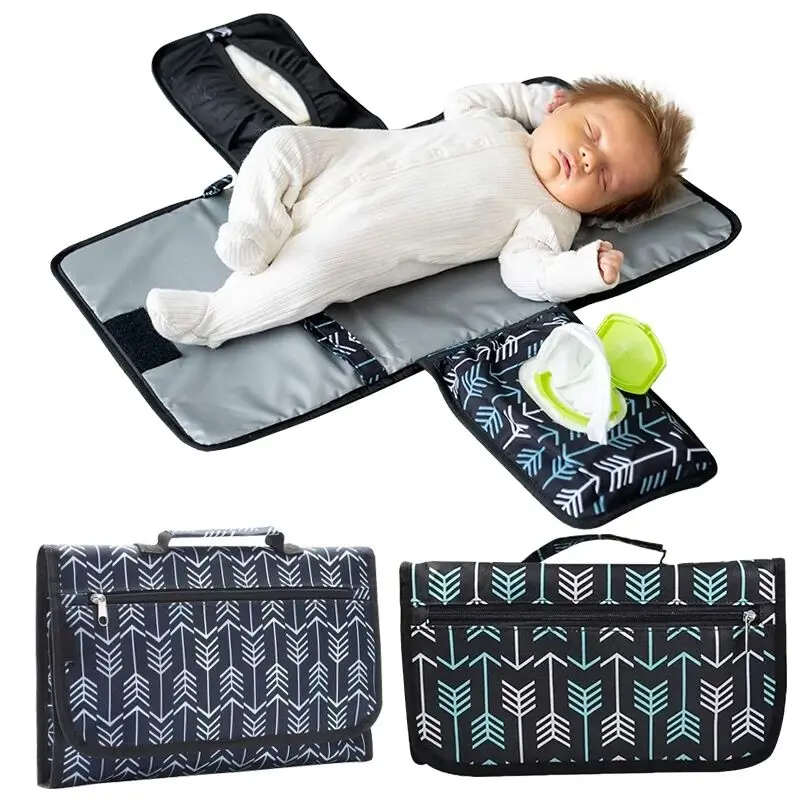 

Portable Baby Diaper Mat Multifunction Cover Travel Diaper Clean Hand Folding Diaper Bag Waterproof Changing Pad Babi Item