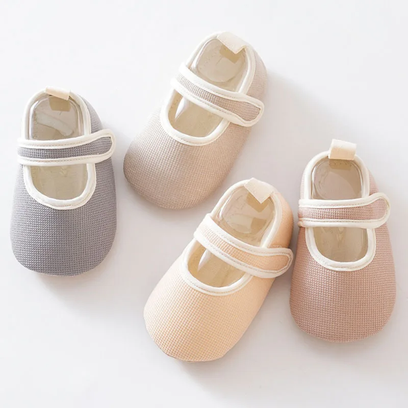 Cute Waffle Antiskid Baby Shoes for Spring