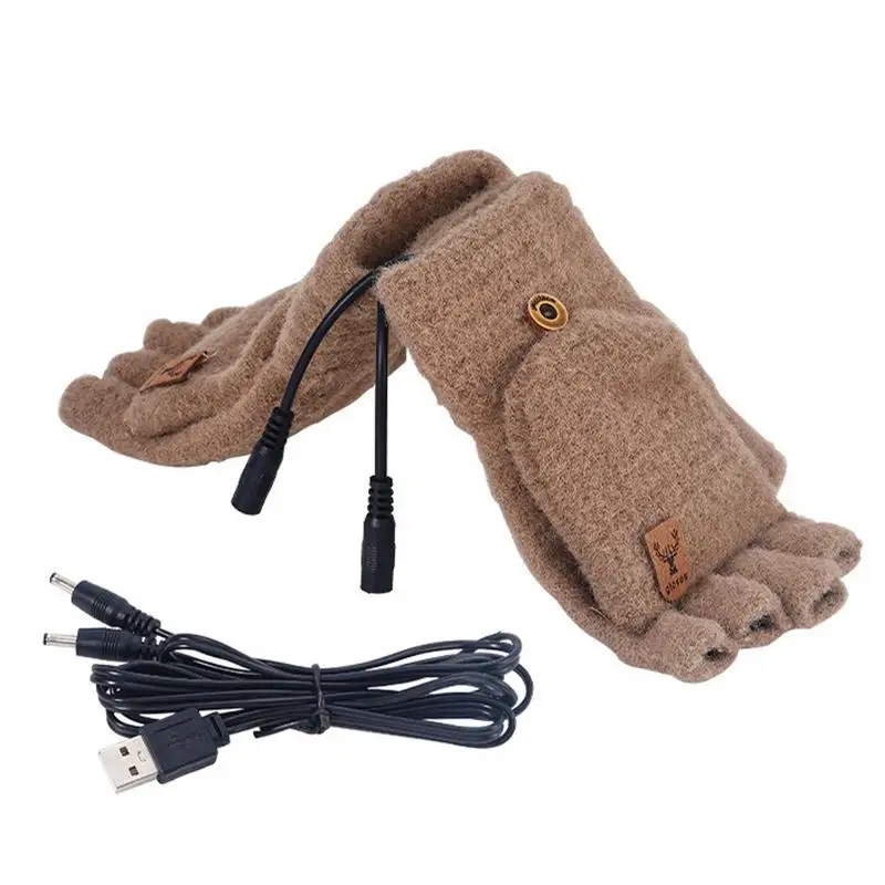 

Electric Gloves Winter Warm Heated Gloves Washable Warm Gloves Touchscreen Laptop Mitten For Girls Boys Winter