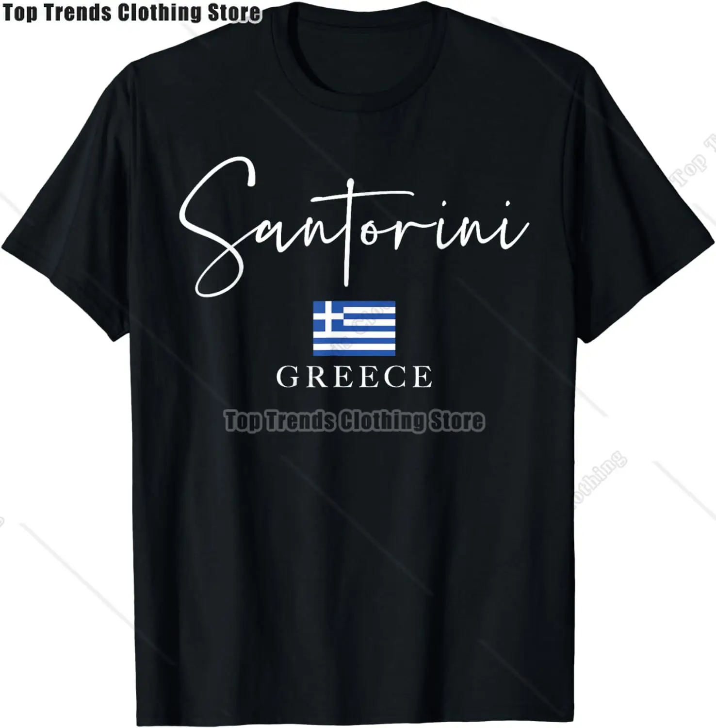 Vintage Greek Pride Heritage Graphic T-Shirt - Summer Cotton Streetwear