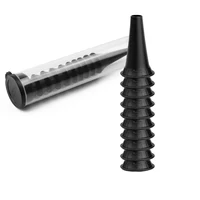 2.4/3/4/5mm 10 pièces/boîte spéculum médical réutilisable pièces d'accessoires de remplacement buse jetable cône Tube oreille Otoscope spéculeuse pointe 6