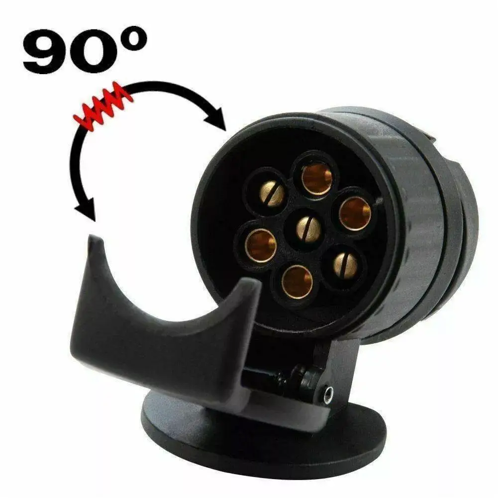 Trailer Plug Adapter 13 To 7-pin Trailer Truck Electric Traction Converter Traction Rod Plug Adapter Socket European Plug Socket