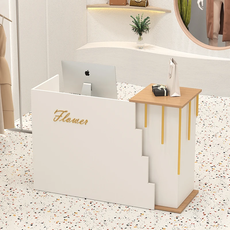 Design Counter Reception Desks Small Bar Nordic Stylish Reception Desks Beauty Salon Commercial Furniture