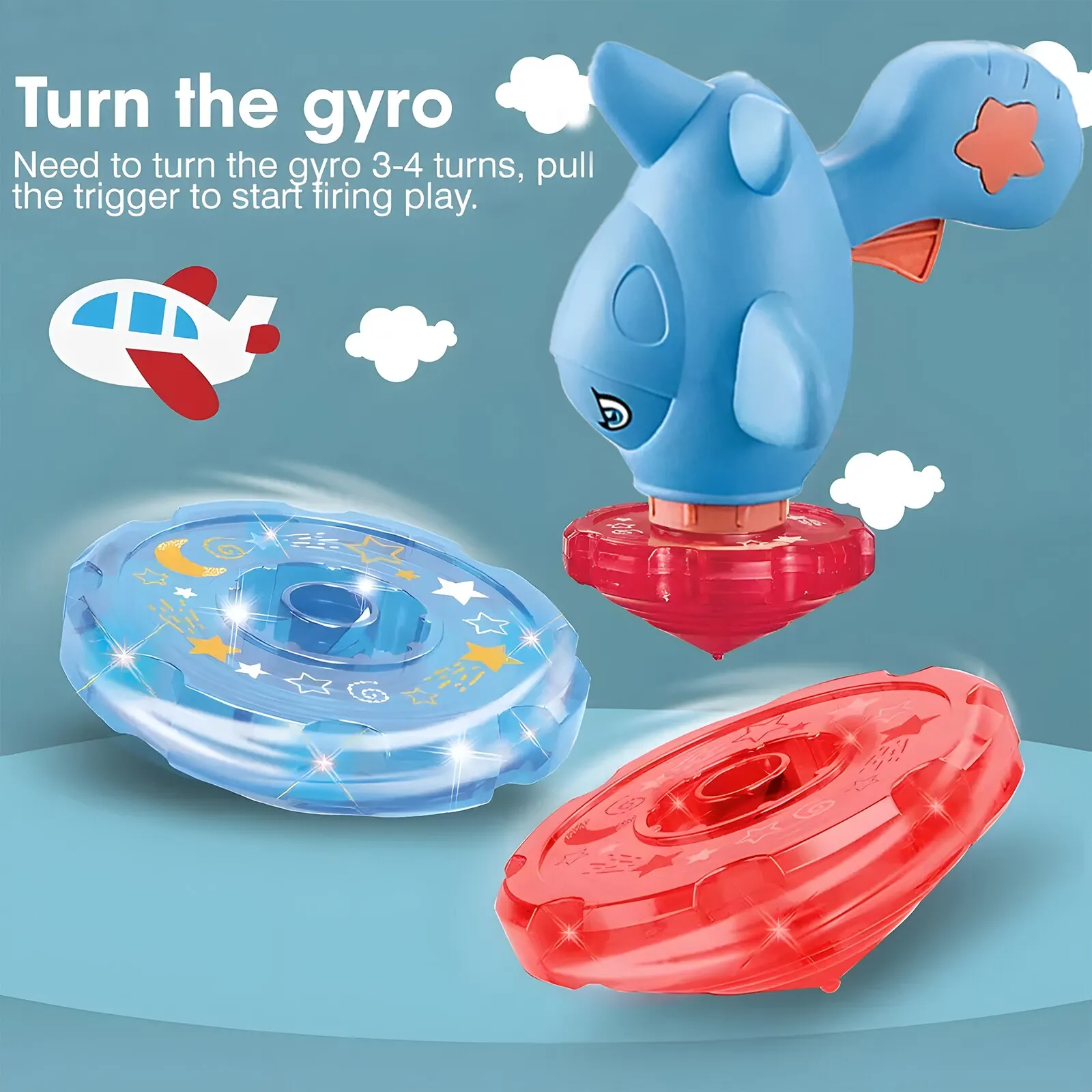 Children Outdoor Toy Flying Saucer Toy Flying Sky Flash Top Bamboo