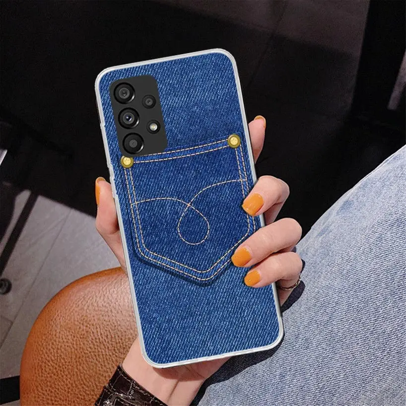 Jeans Cowboy Denim Printed Phone Case