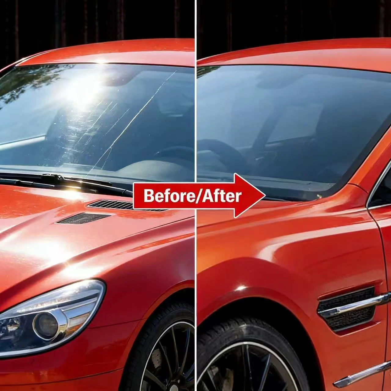 BMW/토요타용 120G 유리 스크래치 복구제 - 궁극의 스크래치 제거제, 미세하고 얕은 스크래치를 복구, 자동차용 간편한 적용