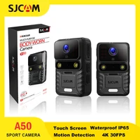 SJCAM A50 Body Camera 4K 30FPS IP65 Waterproof Night Vision Wearable Body-Worn Camera Action Camera Portable Touch Screen 1