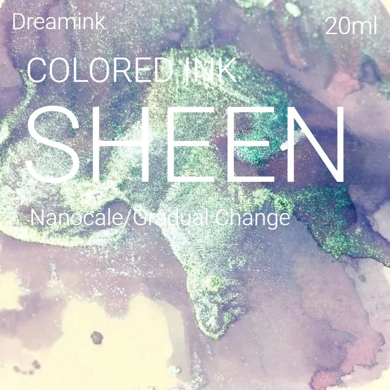 Dreamink 60 색상 쉰 만년필 잉크 20ml 비탄소 유리 딥펜용 JINHAO..