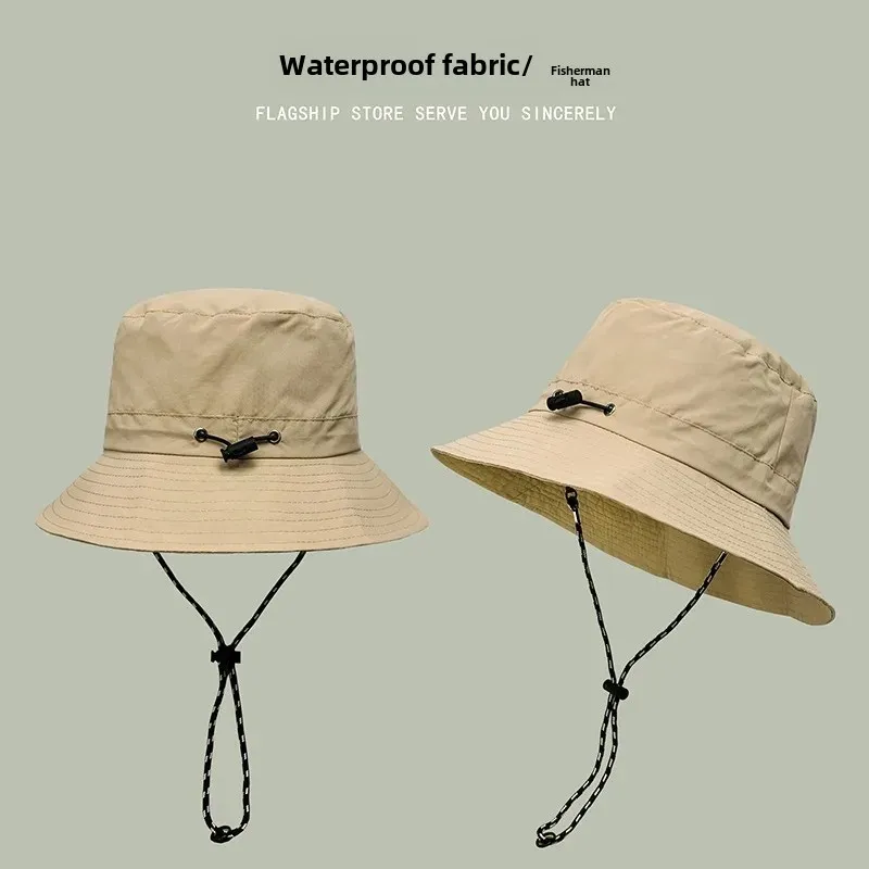 Mountaineering Caps Panama Hat Waterproof Fisherman Hat Portable Foldable Summer Sun Hats Camping Hiking Mountaineering Cap sun hats fisherman hat fishing hats