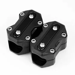 Motorcycle Protector Bar Bumper Block - Enhanced Protection (Nologo - Black)