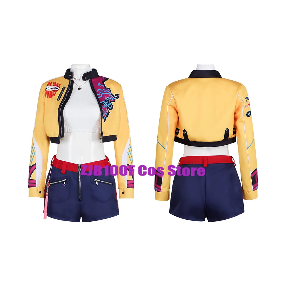 Costume De Cosplay Rumi / Mira / Zoey Pour Fille – Veste Et Short, Tenue Anime Pour Spectacle Ou Halloween