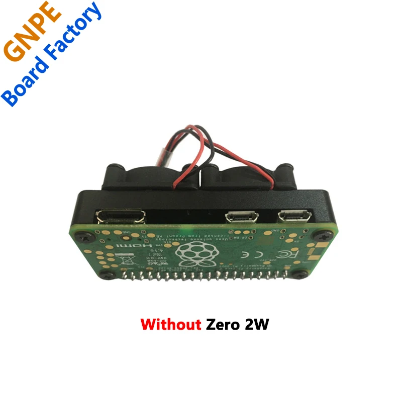 Aluminum Heatsink Case with Dual Fans Cooling System