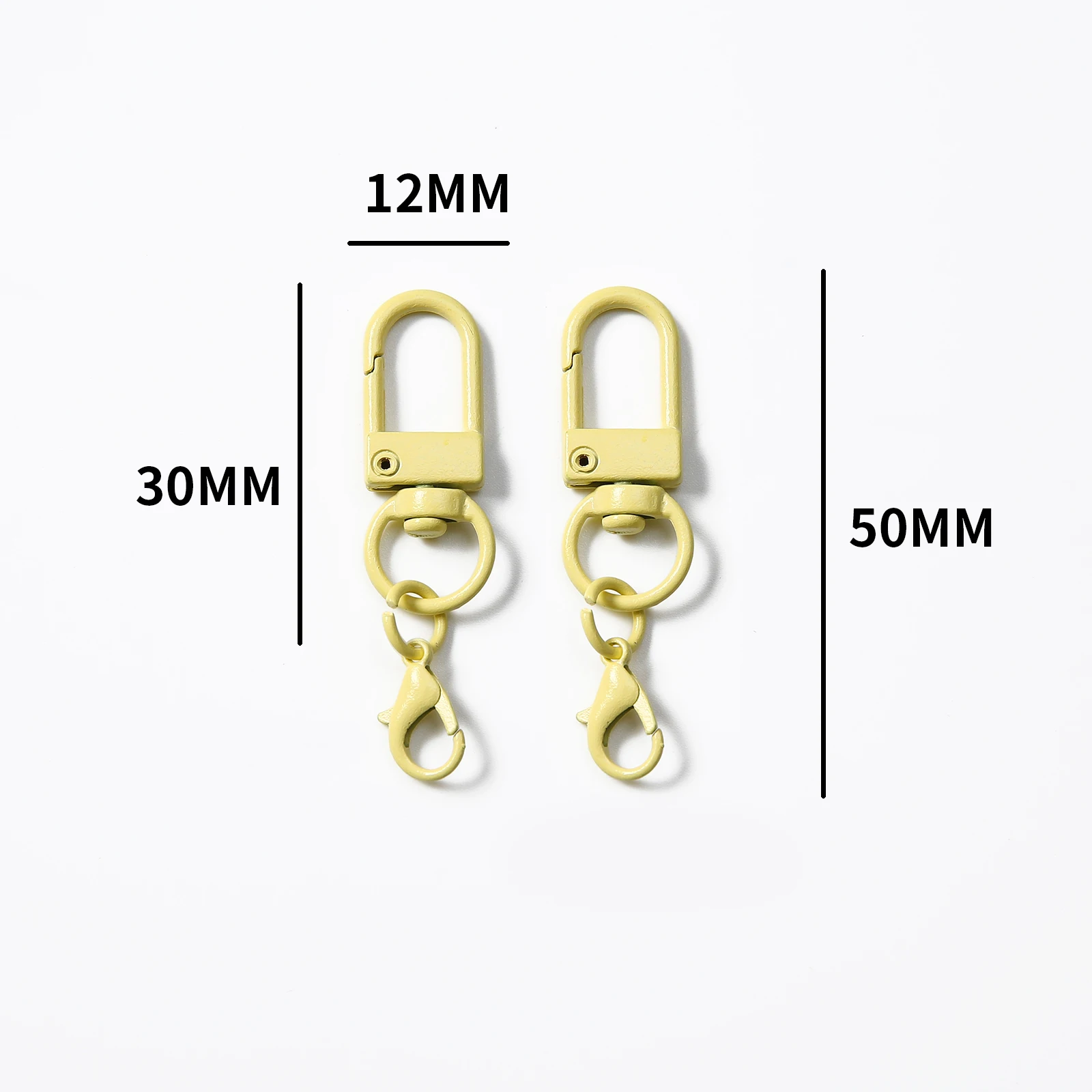 Vibrant Alloy Snap Hooks for DIY Accessories - 10/50/100 pcs Pack