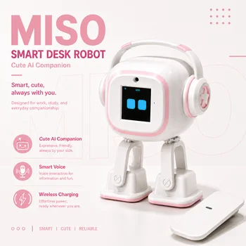 Robot AI |   Robot Danzante Interattivo Multilingue, Assistente Intelligente, Compagno da Scrivania, Giocattolo da Scrivania, Regalo