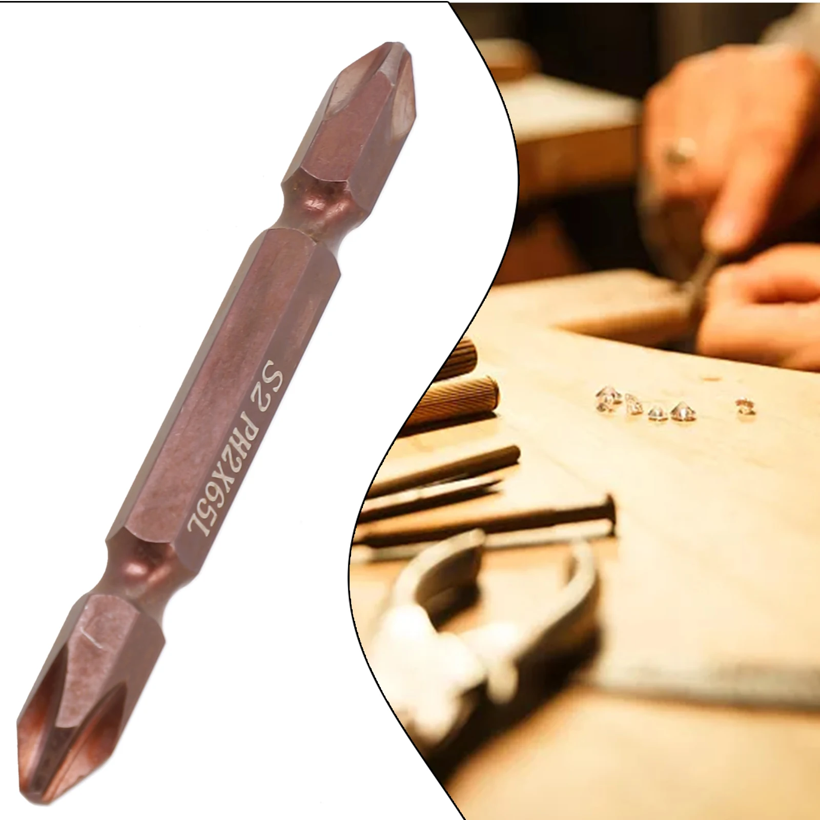 1/10 stücke PH2 Schraubendreher Bit Magnetische 1/4'' Hex Schaft Kreuz Schraubendreher Elektrische Schraubendreher Bit Schraubendreher Bit 65-300mm – Detail 4