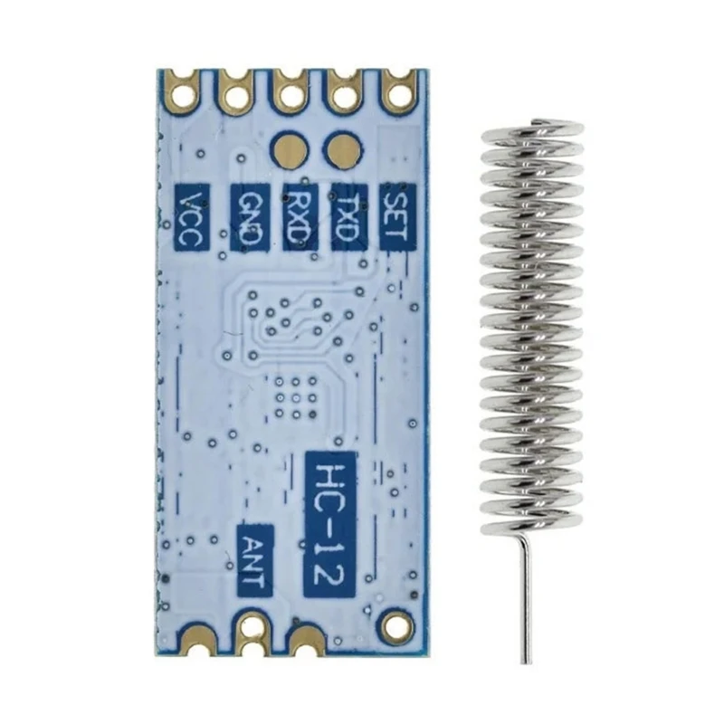 

HC-12 433 МГц SI4438/4463 Модуль беспроводного последовательного порта 1000M Замена Bluetooth-совместимой антенны E8BE