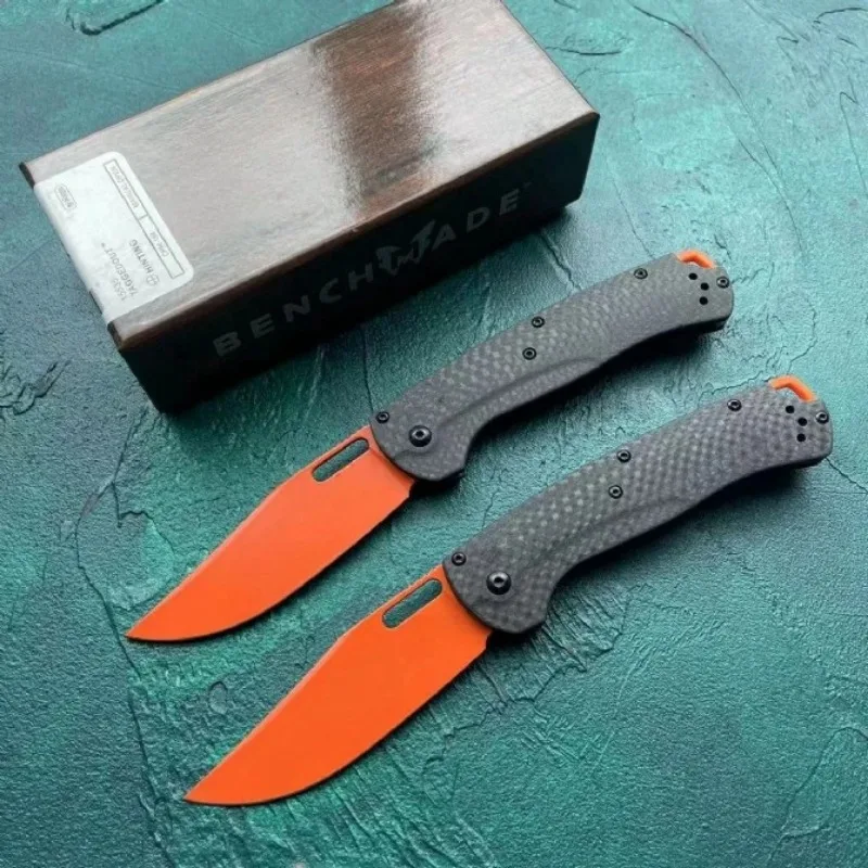 Taggedout Folding Knife BM 15535 CPM-154 Steel Carbon Fiber/G10 Handle Outdoor Hunting Camping Rescue Folding Fruit Knife EDC 3