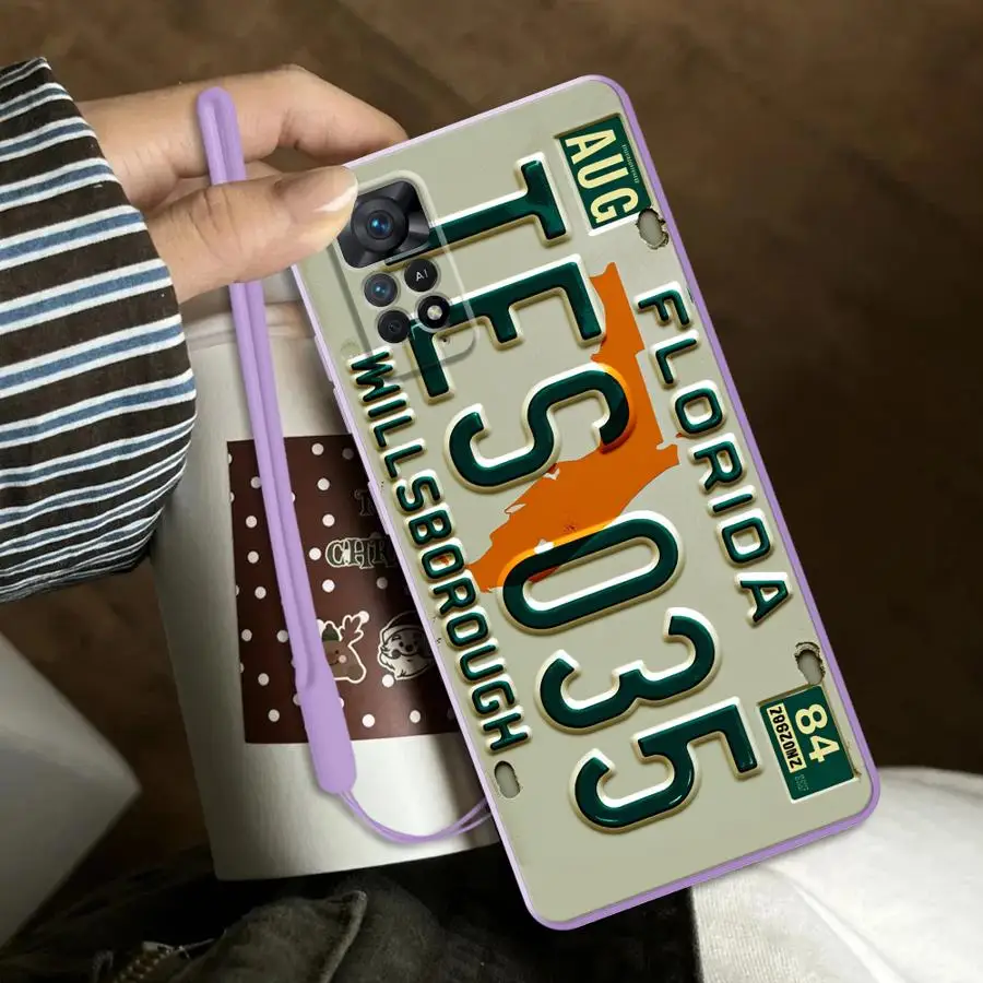 Vintage License Plate Design Phone Cover Case