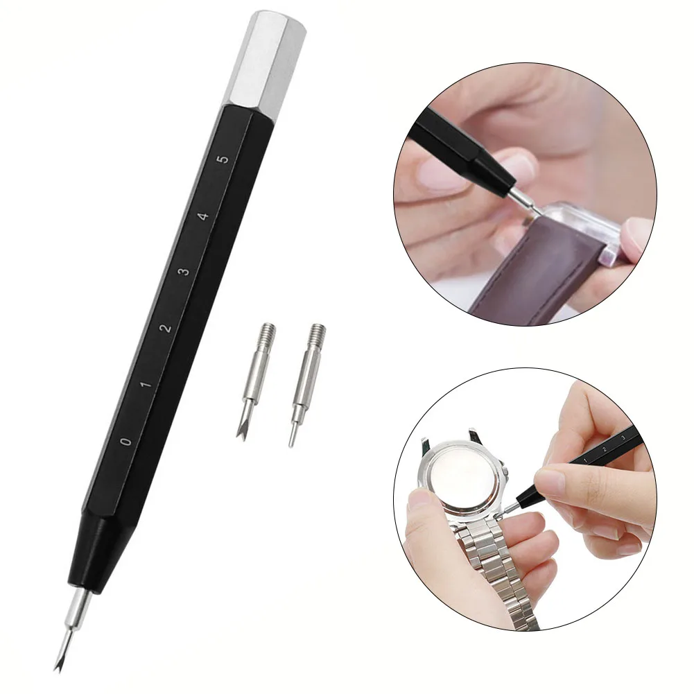 

3 In1 Pin Spring Bar Remover Watchbands Repair With MM Scale Watch Band Opener Replacement Link Pins Watch Repair Hand Tool