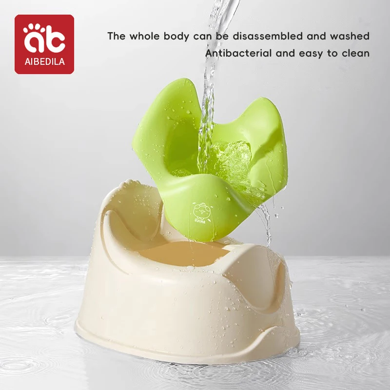AIBEDILA Baby Potties Seats Kids Toilet Training Boys Girls Pot Infant Urinal Basin Potty With clean brush Travel Toilet Outdoor 2