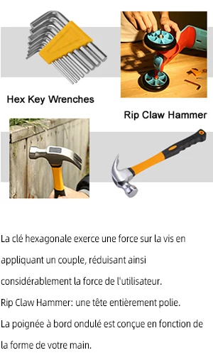 DEKO Ensemble d'outils de réparation à domicile de 100 pièces, trousse à outils de ménage général avec rangement