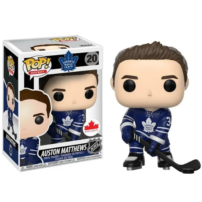 thumbnail image 1 of 2025 FUNKO POP Figura de acción de vinilo original de Sidney Crosby #02 Auston Matthews #20, modelo de colección, juguetes para niños, 1 of 5